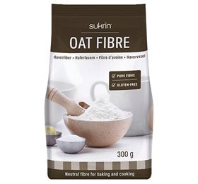 Detaljeret produktbillede af Sukrin Havrefibermel 300 g på tilbud