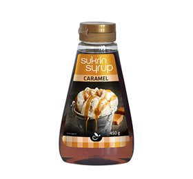 Detaljeret produktbillede af Sukrin Sirup Caramel 450 g på tilbud