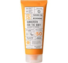 Detaljeret produktbillede af Ecooking Sunscreen Body SPF 50 200 ml på tilbud