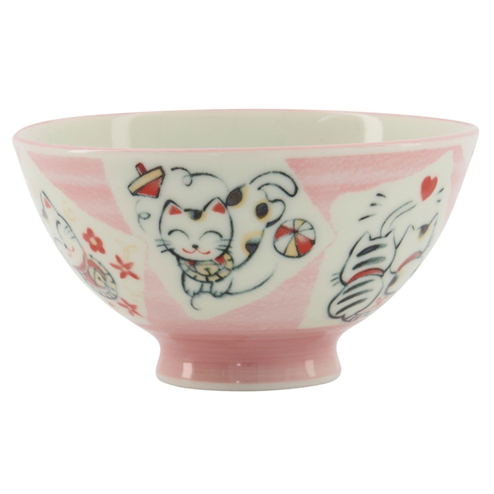 Tokyo design studio Tokyo design studio Kawaii skål 11 cm, cat pink – produktbillede (Skål)
