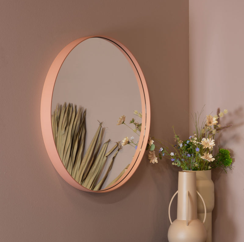 billigt tilbud på Fugaz spejl i terracotta, diameter 60 cm. Udsalg på 3-nordic. Hurtig levering, billig fragt. Varenummer: 3NDC-5032. Spar op til 57%.
