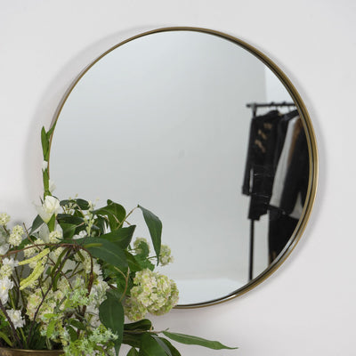 billigt spejl i guld, diameter 60 cm. Udsalg på Fugaz! Hurtig levering, tilbud og billig fragt. Over 1354 brands på udsalg.