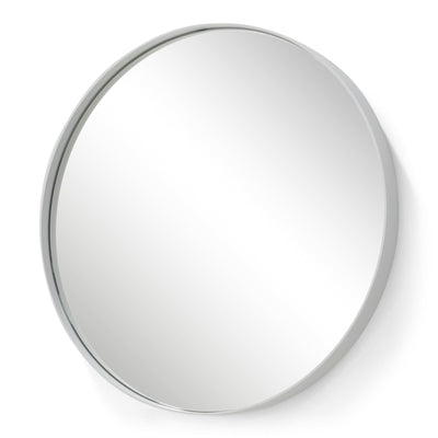 billigt spejl i hvid metal på udsalg! Diameter 90 cm. Hurtig levering, tilbud og billig fragt. Spar op til 67%.