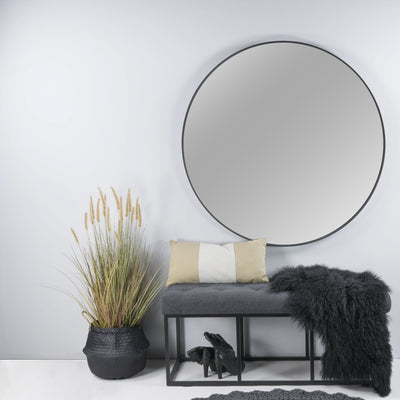 billigt spejl i sort metal, diameter 120 cm på udsalg! Spar op til 51% på Fugaz. Hurtig levering, 1-2 hverdage. Køb online nu!