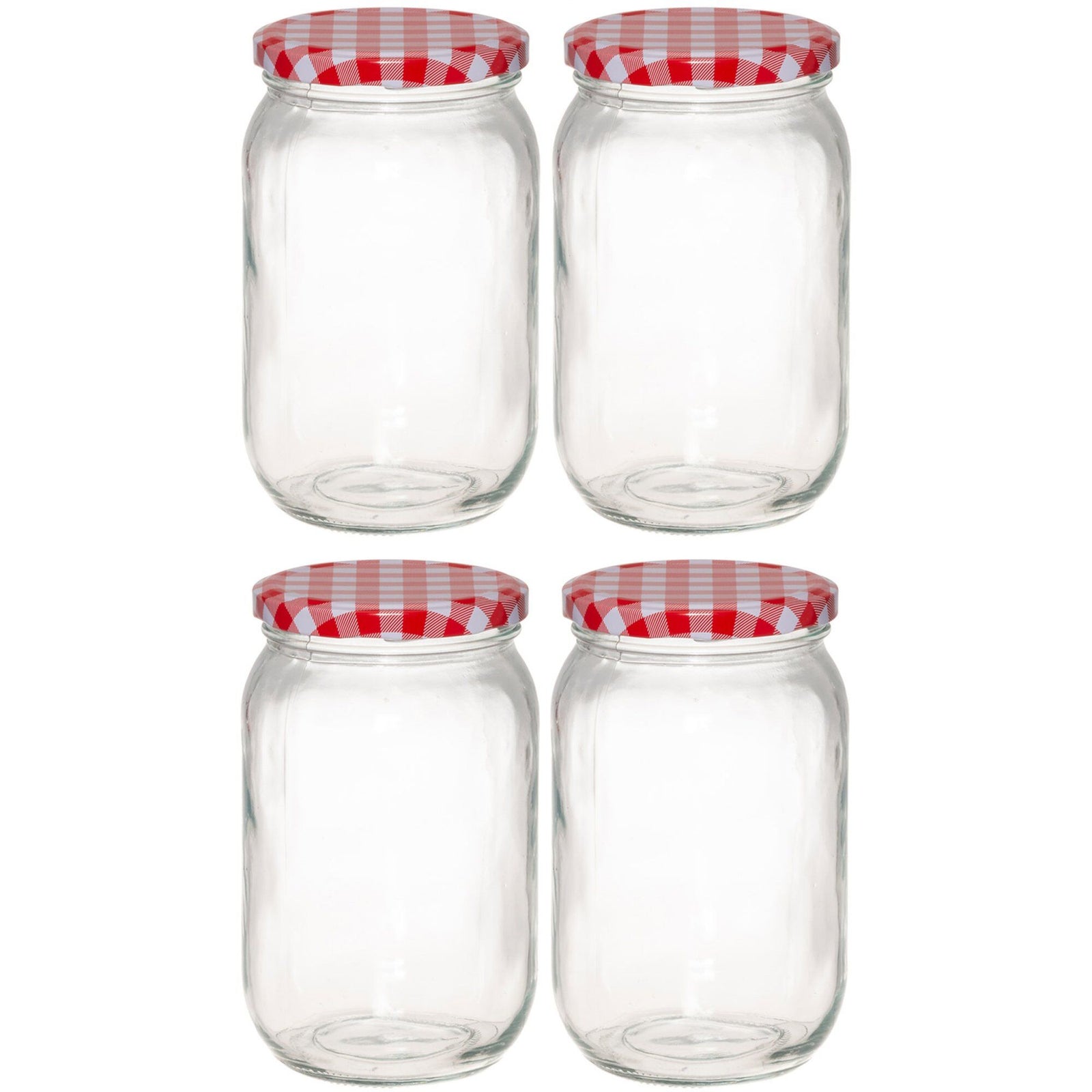 Marjukka Marjukka Syltetøjsglas 720 ml 4-pak – frontbillede (Madopbevaring)