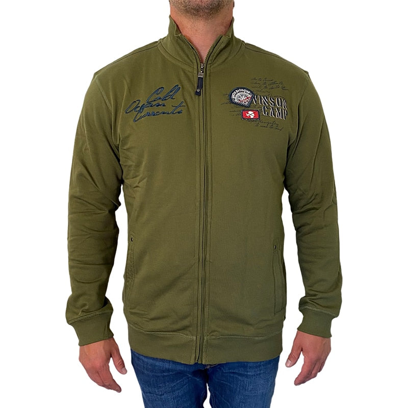 Produktbillede af Køb Sweatshirt Winter Moss fra Vinson Camp i grøn Medium på tilbud