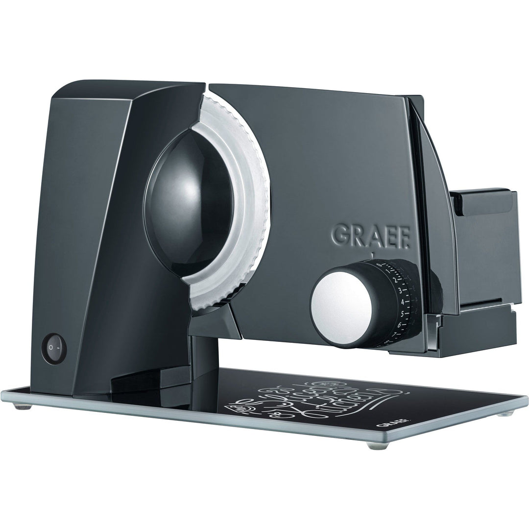 Graef Graef S12002 Slicer, sort – vinkelbillede (Hak/Skær)