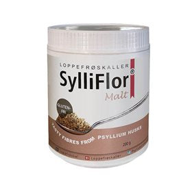 Produktbillede af SylliFlor Malt loppefrøskaller 200g på tilbud