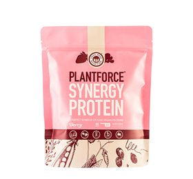 Produktbillede af Plantforce Protein bær Synergy 400g. på tilbud