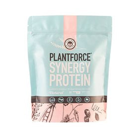 Produktbillede af Plantforce Protein neutral Synergy 400g. på tilbud