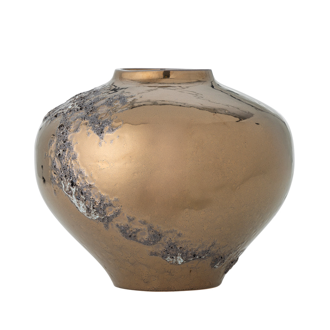 Produktbillede af BLOOMINGVILLE Ellison vase bronze stentøj D26xH21 i premium kvalitet
