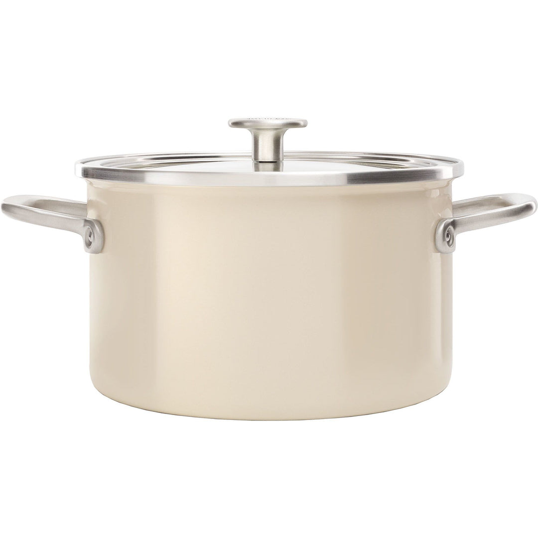 Kitchenaid Kitchenaid Cookware Collection Gryde m/låg 20 cm, mandel – produktvisning (Gryder)