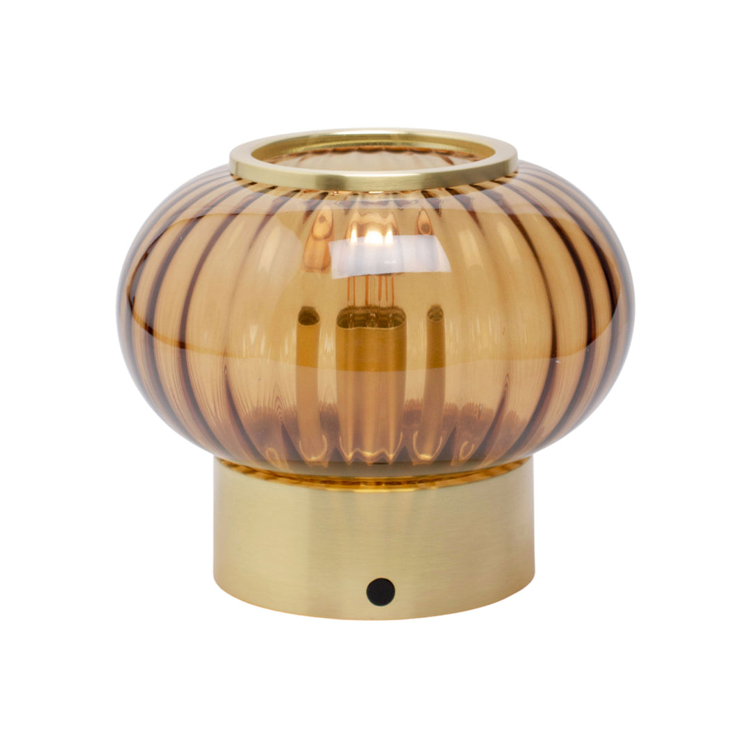 Edgeform Edgeform Urc portabel bordlampe 19 cm, amber – billede i brug (Lampe)
