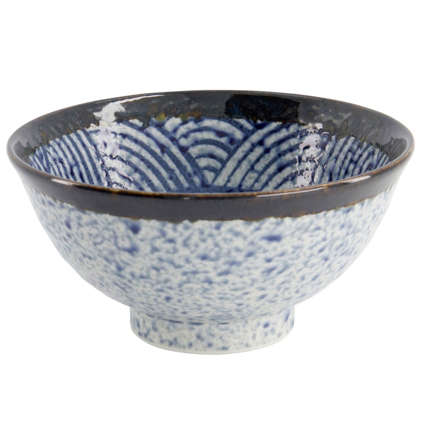 Tokyo design studio Tokyo design studio Aisai Seigaiha risskål 600 ml – produktvisning (Skål)