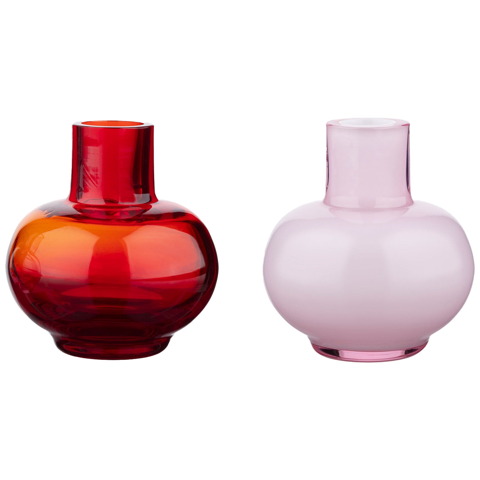 Marimekko Marimekko Minivaser, rubinrød/rosa, 2 stk. ❤ billede i brug (Vase)