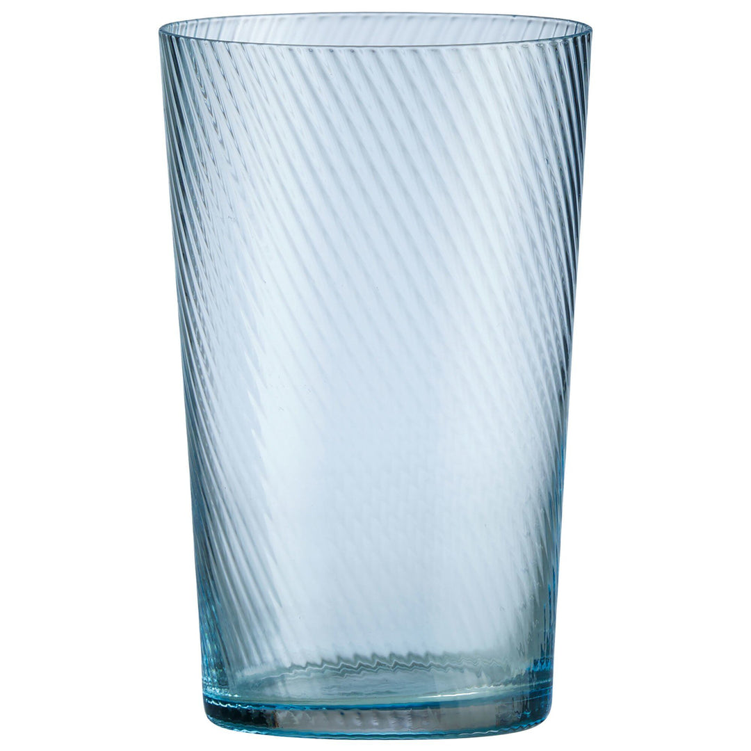 Aida Aida RAW Unique Swirl highballglas 45 cl, lysblå – vinkelbillede (Drinkglas)