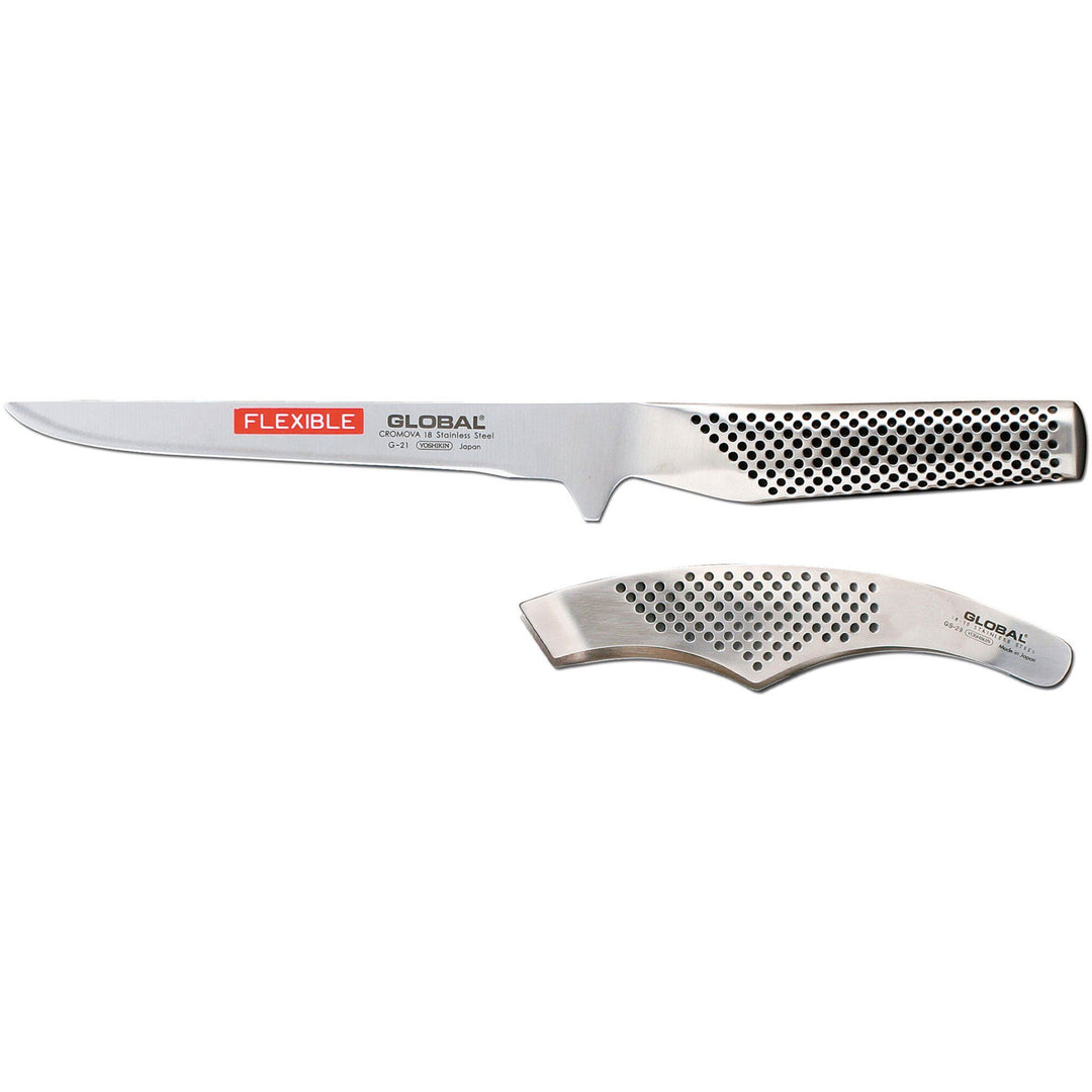 Global Global Knivsæt G-21, GS-29 (filetkniv + fiskebenspincet) – vinkelbillede (Knivsæt)
