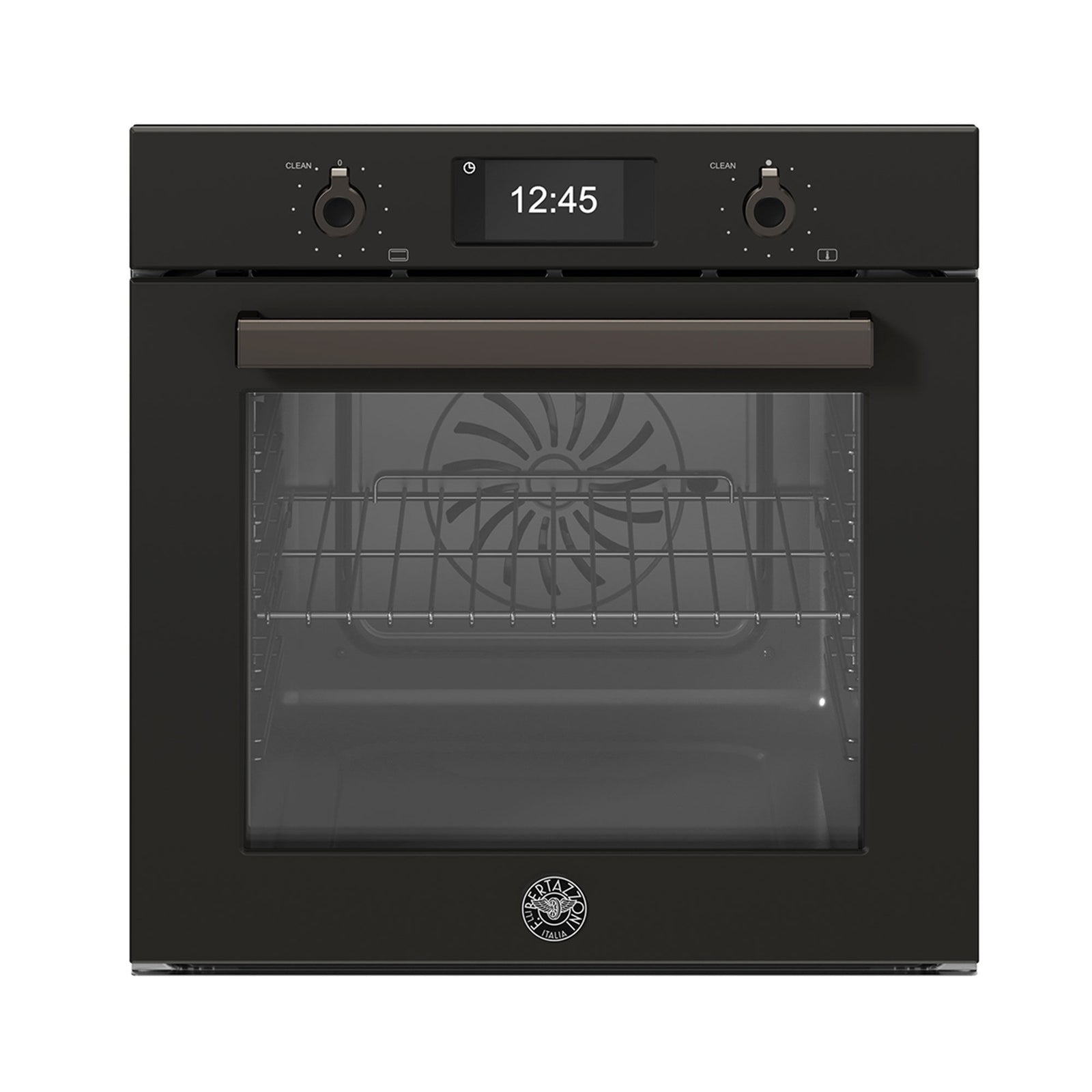 Bertazzoni Bertazzoni FPRO6117CTN3 Professional dampovn pyrolyse 80 liter, carbonio – frontbillede (Ovn)