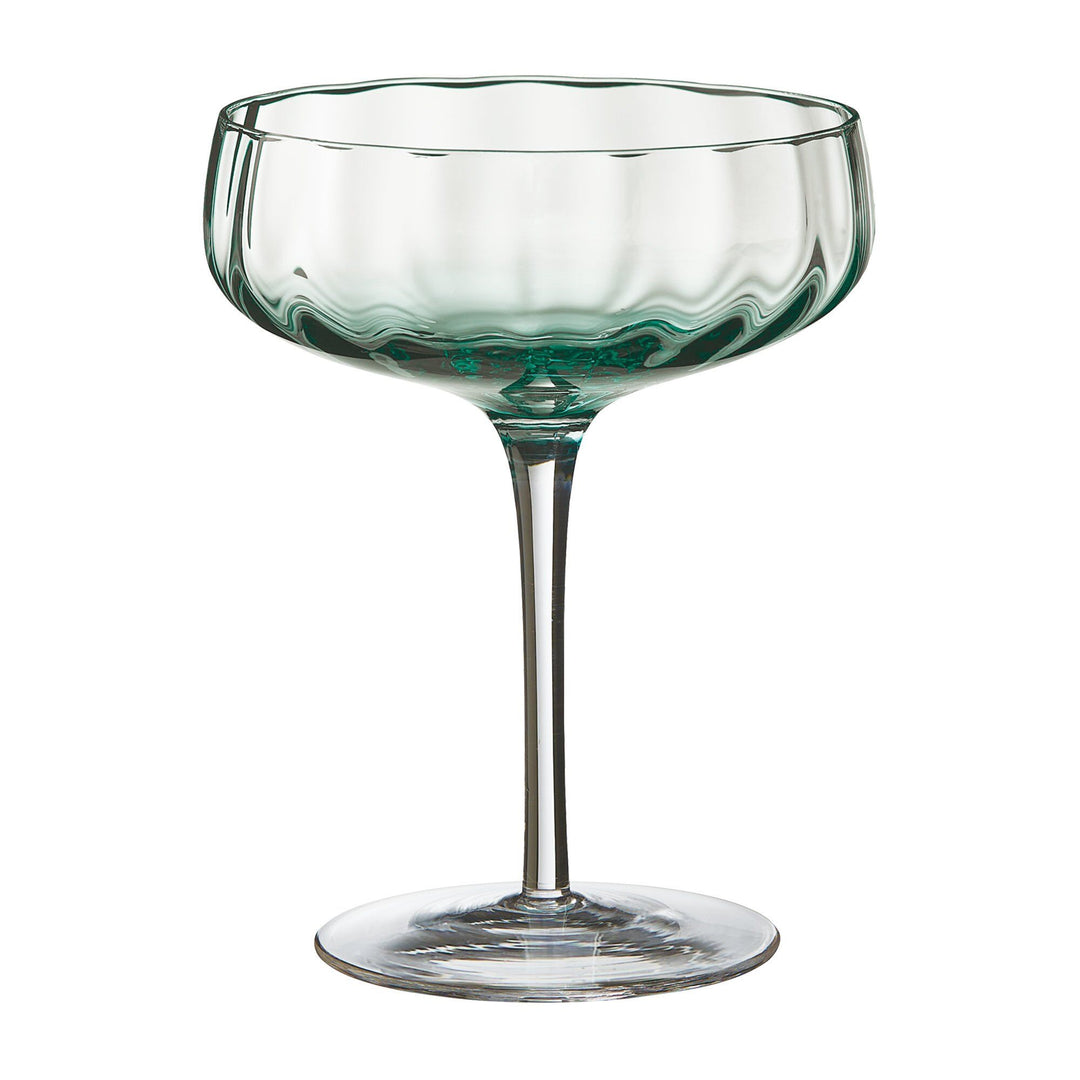 Aida Aida Champagne/Cocktailglas, grøn – produktfoto (Champagneglas)