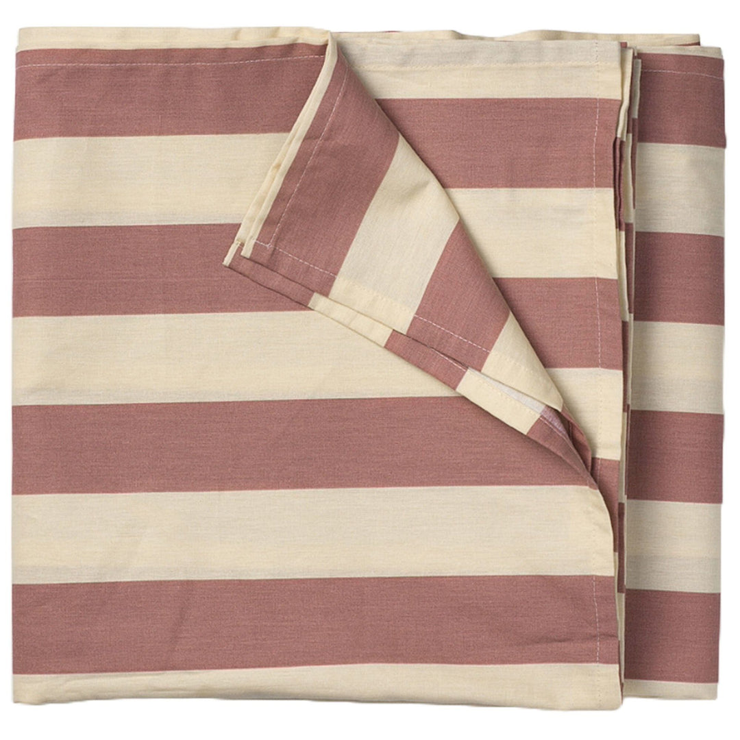 Midnatt Midnatt Irene dækkeserviet 145x145 cm, terrakotta/gul – detaljebillede (Dug)