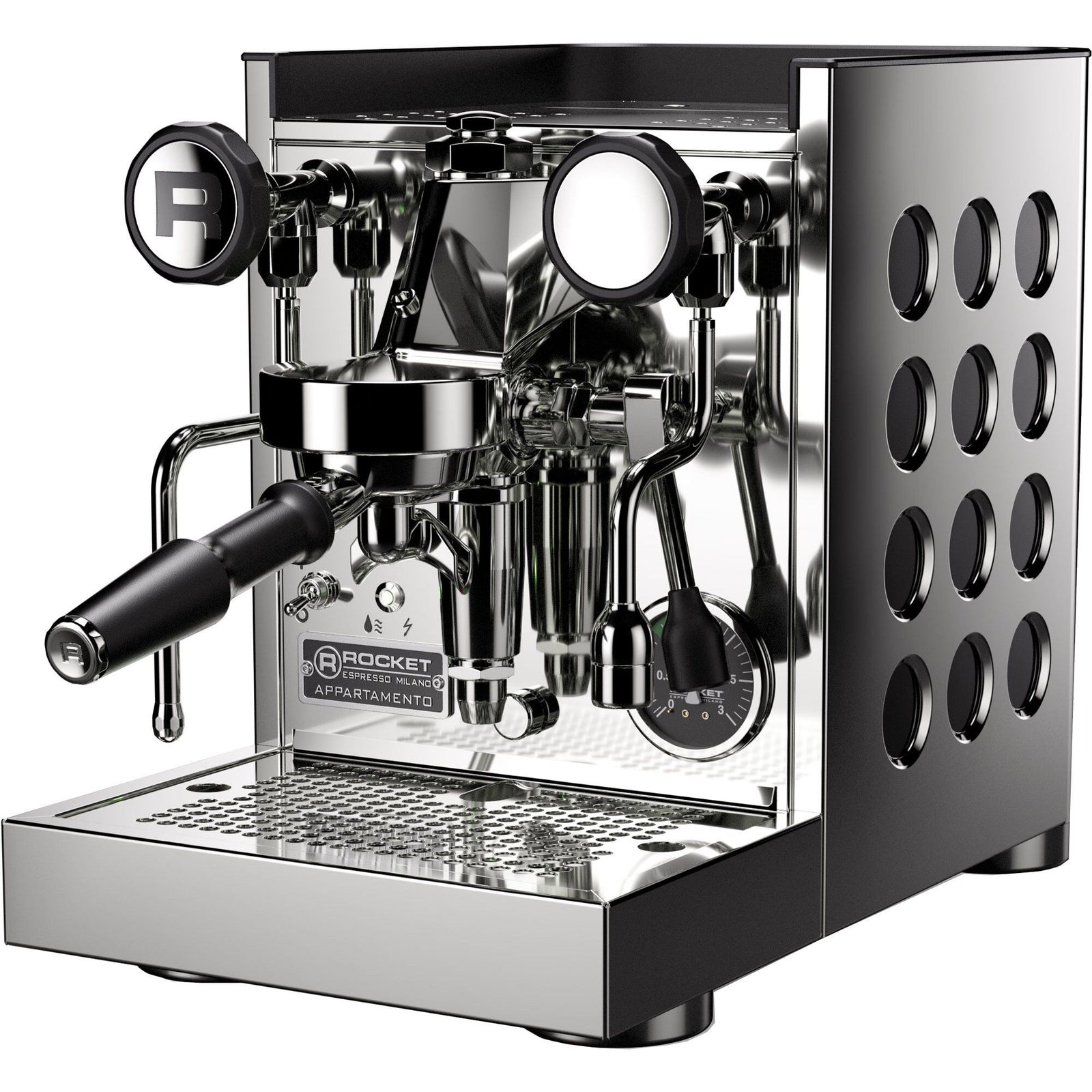 Rocket Rocket Appartamento TCA espressomaskine, krom/sort ❤ produktfoto (Espressomaskiner)