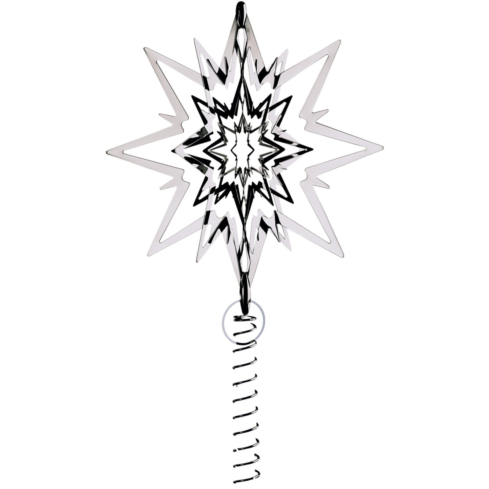 Georg jensen Georg jensen Juletræsstjerne sølv stor ❤ frontbillede (Juletræsstjerne)