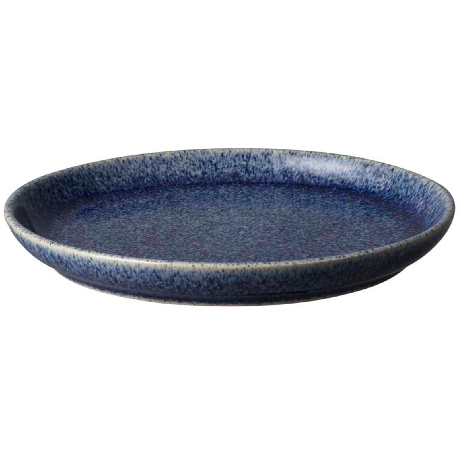 Denby Denby Studio Blue tallerken, 21 cm, kobolt – billede i brug (Morgenmadstallerken)