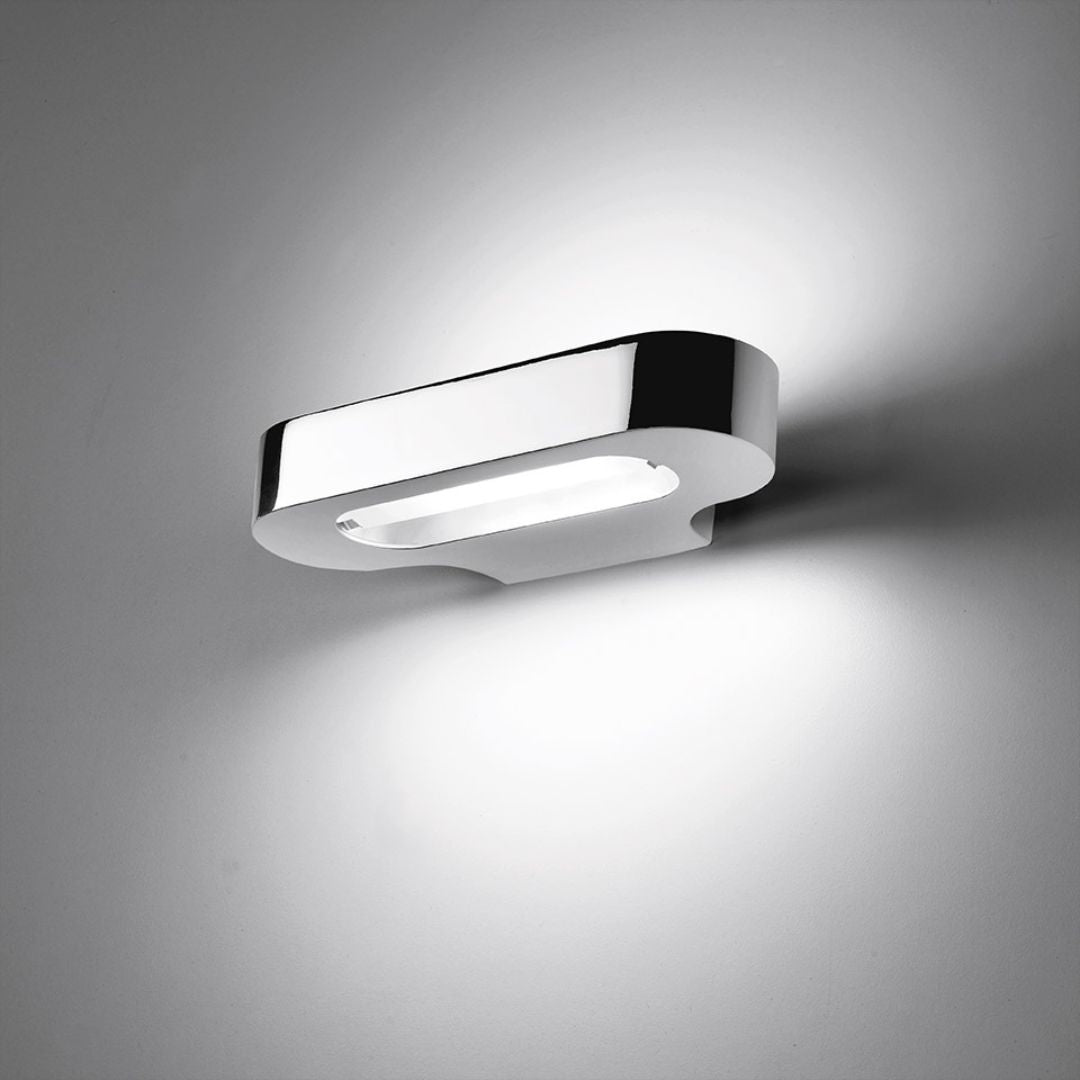 Produktbillede af Talo Væglampe LED 21cm Blank Krom 3000K Artemide i premium kvalitet