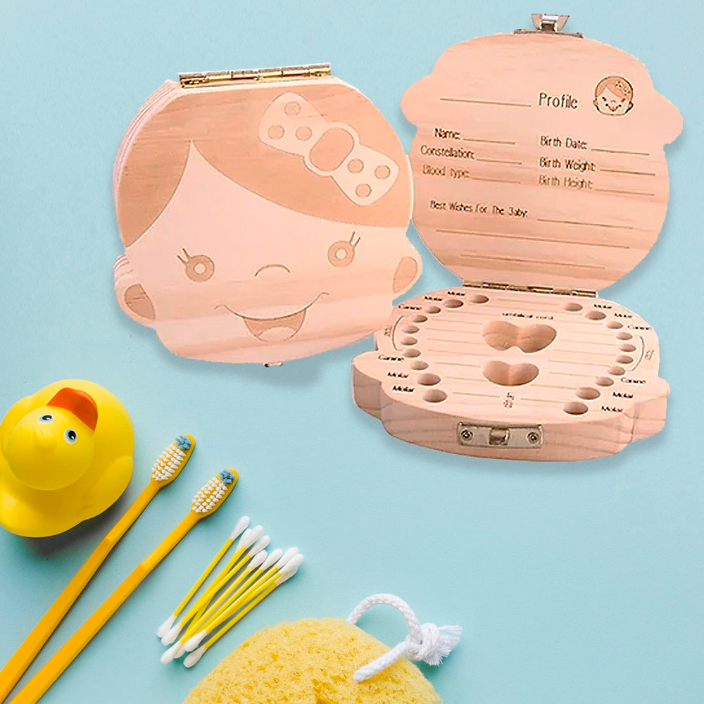 Produktbillede af Køb Tandæske til Børn Pige/Dreng (til opbevaring af mælketænder) dreng på tilbud