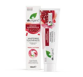 Produktbillede af Dr. Organic Tandpasta Pomegranate 100 ml på tilbud