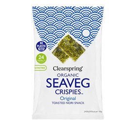 Detaljeret produktbillede af Clearspring Tang chips original Ø 1 pk. 4 g. på tilbud