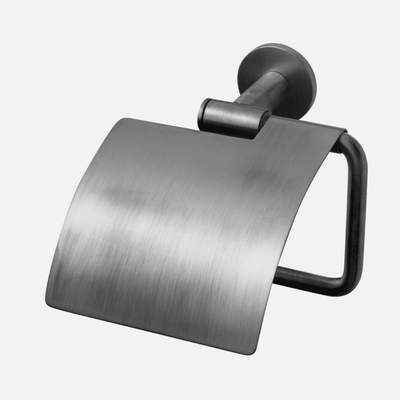 Se Tapwell TA236 toiletpapirsholder m/låg - brushed black chrome på tilbud! Billig fragt & hurtig levering (1-2 hverdage). Udsalg på Tilbehør - Spar op til 54%!