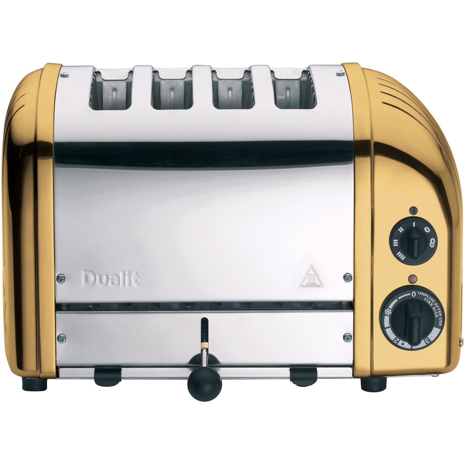 Dualit Dualit NewGen 4 skiver toaster, guld – frontbillede (Brødristere)