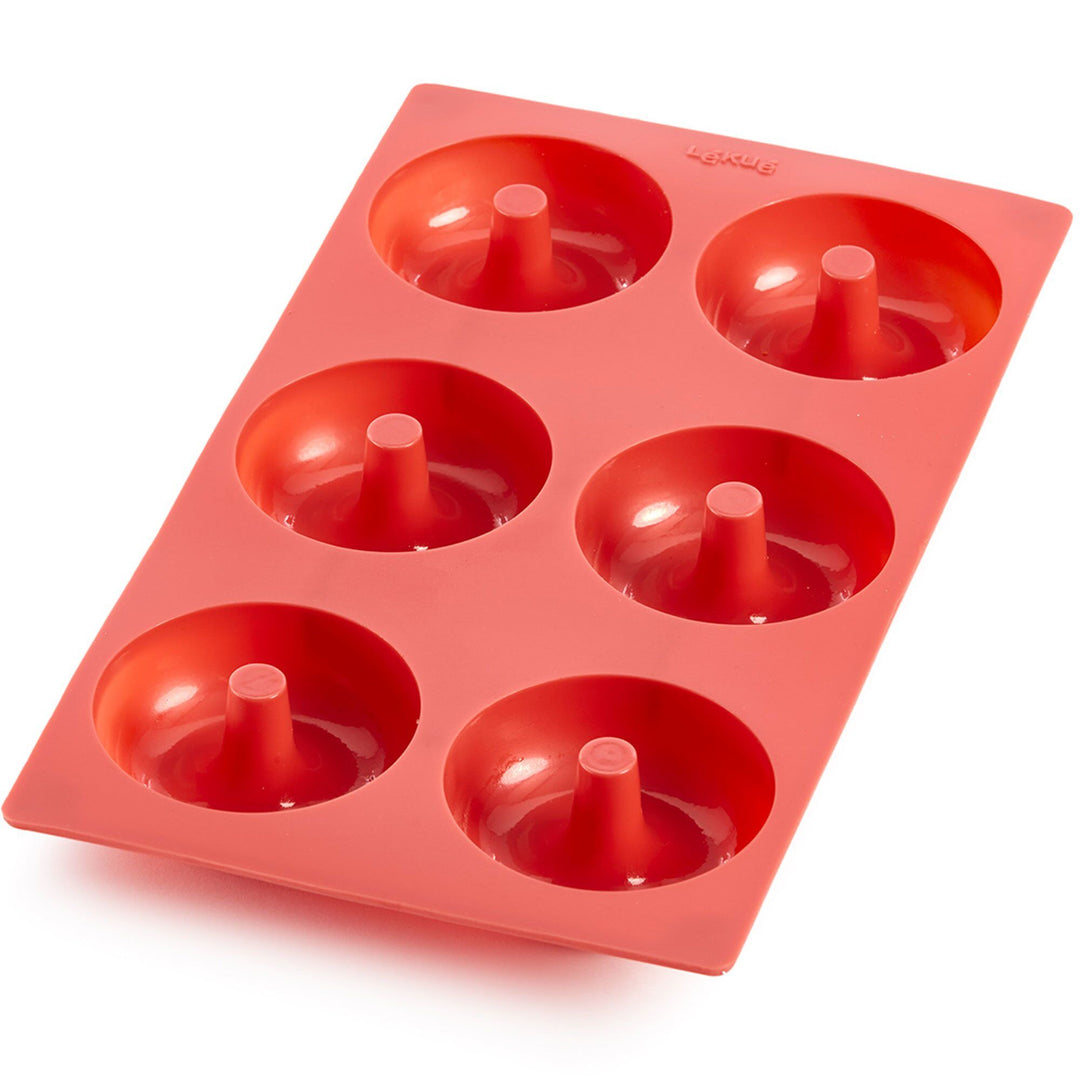 Lékué Lékué Gourmet Donutform Rød 6 stk. – detaljebillede (Donutform)