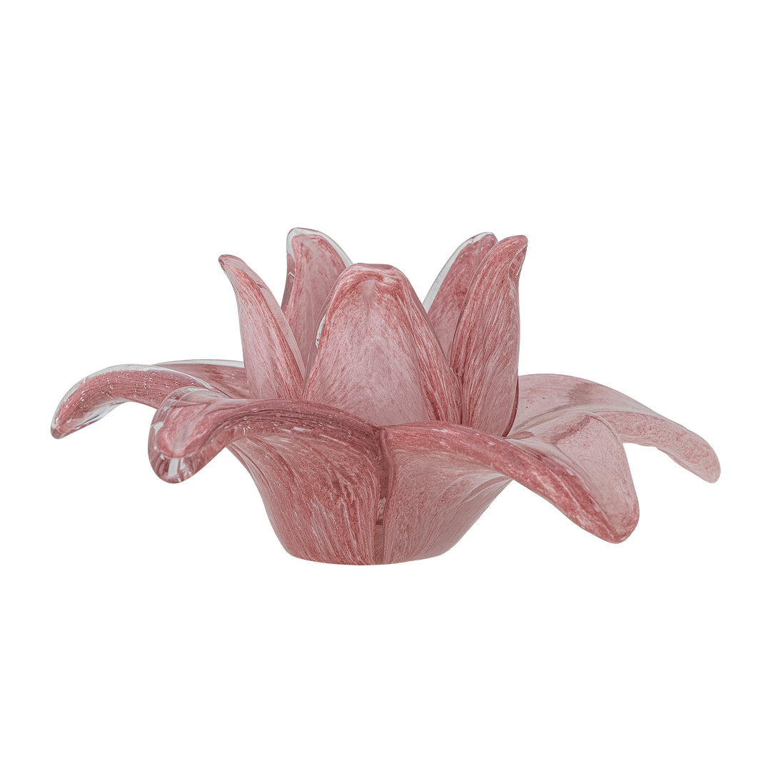 BLOOMINGVILLE Wren deko figur rosa glas