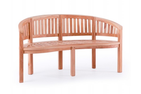 Produktbillede af Teak Bananbænk på tilbud i høj kvalitet
