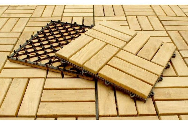 Produktbillede af Teak Gulvfliser Classic Teak på tilbud i høj kvalitet