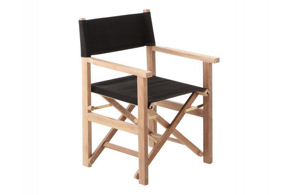 Produktbillede af Teak Instruktørstol Sort på tilbud i høj kvalitet