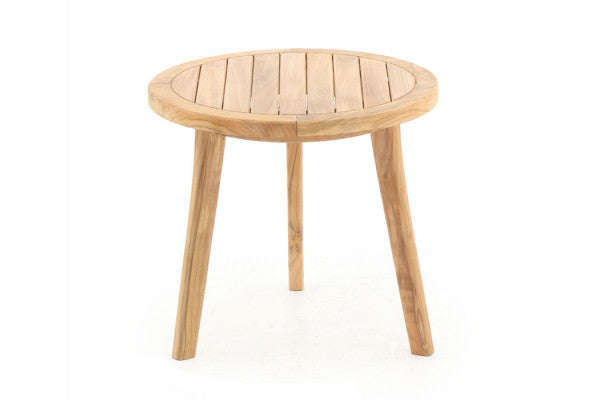 Produktbillede af Teak Sidebord Ø50 cm på tilbud i høj kvalitet