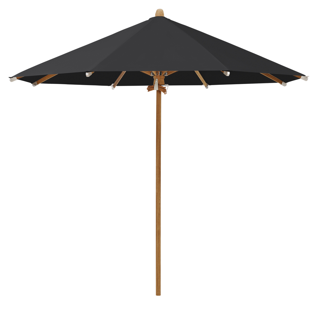 Produktbillede af Teakwood Ø350cm u/frisekant Sort på tilbud