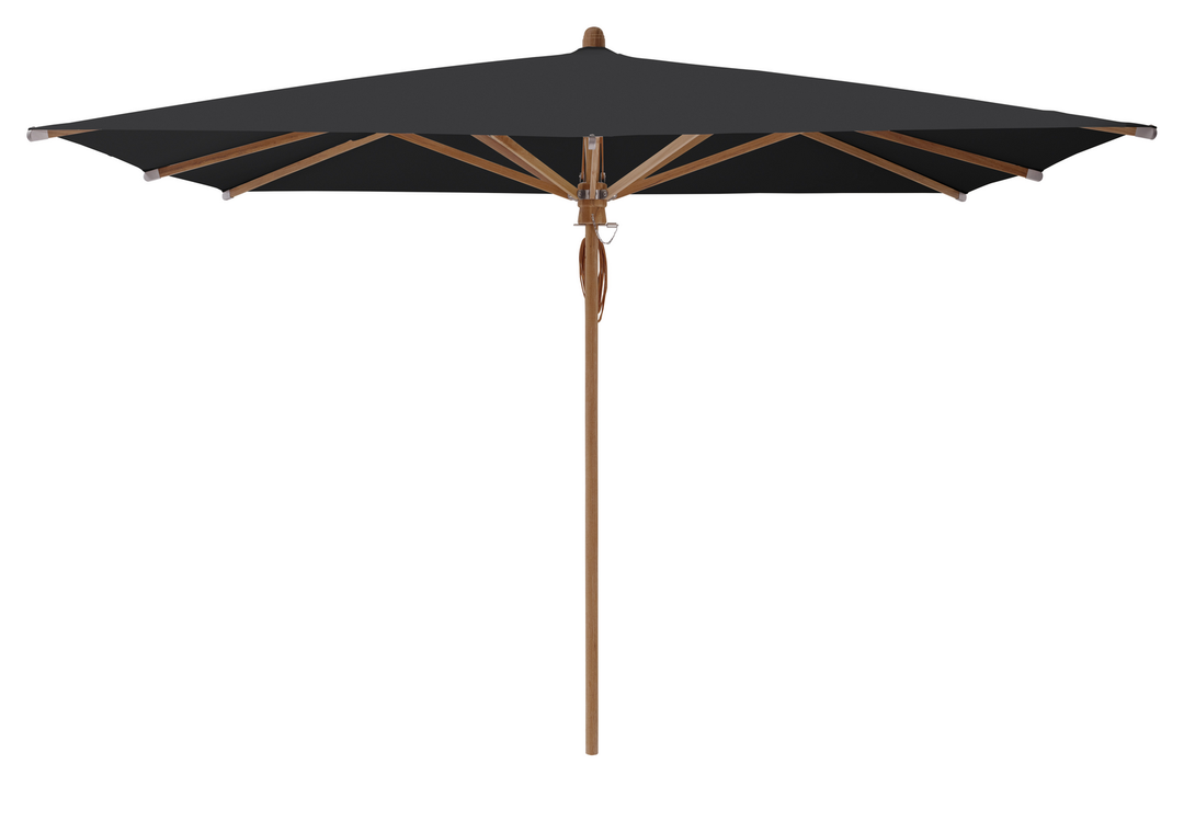 Produktbillede af Teakwood 330x330cm u/frisekant Sort på tilbud