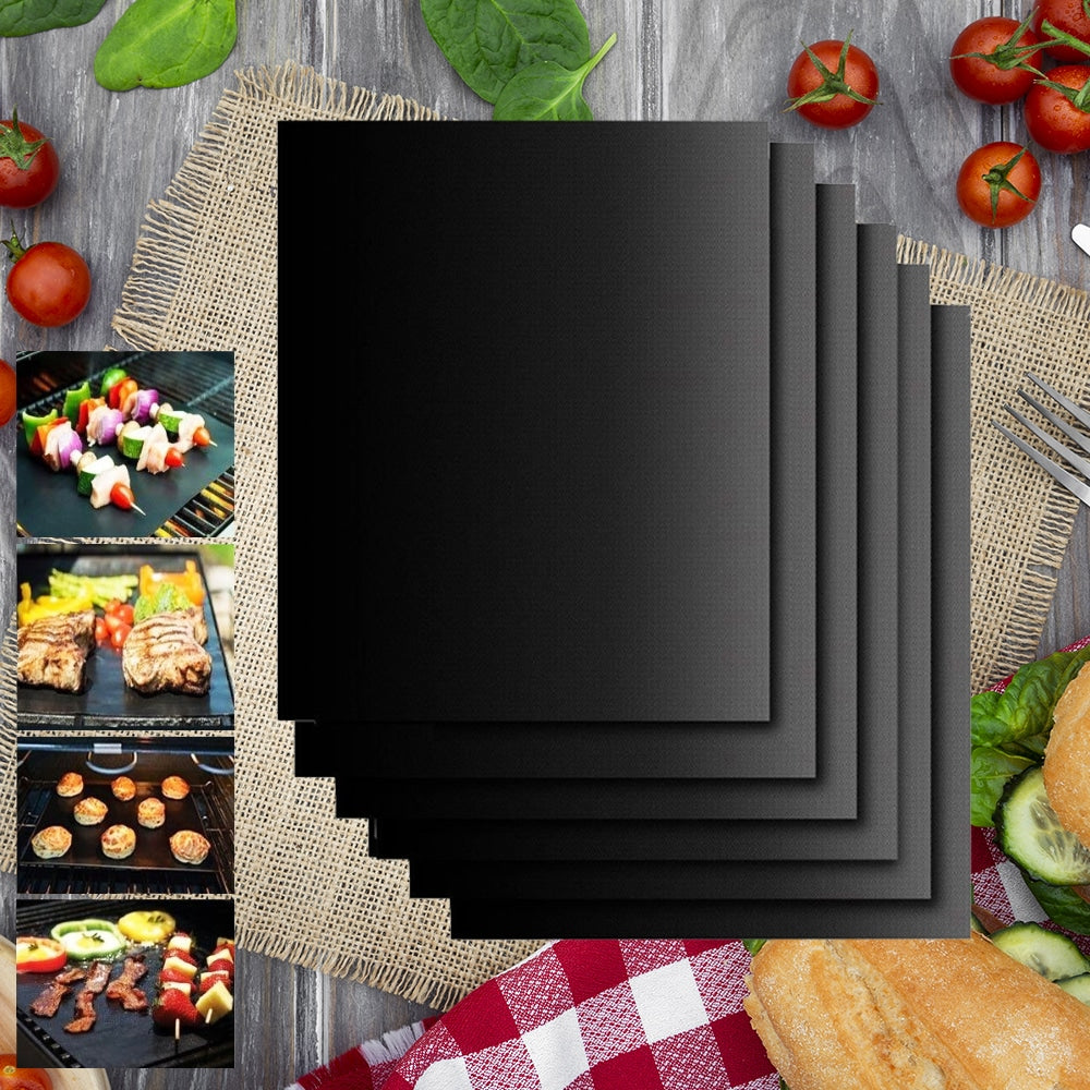 Produktbillede af Køb Grill/stegemåtte teflon nonstick (5 stk.) på tilbud