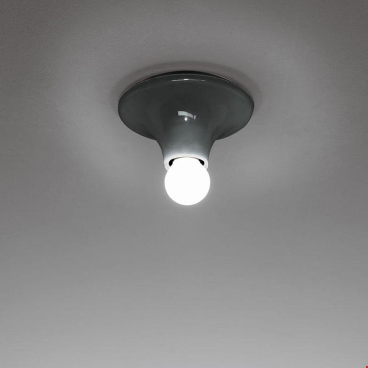 Teti Væg/Loftlampe Antracit Grå Artemide