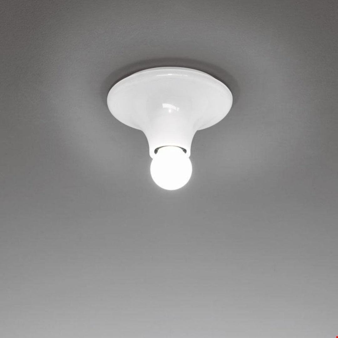 Teti Væg/Loftlampe Hvid Artemide