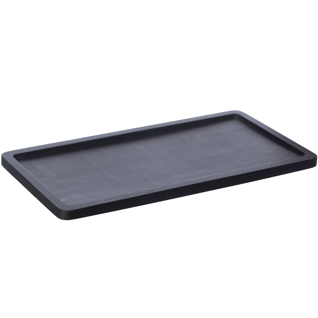 Ernst Ernst Træbakke Rektangulær Sort 15 x 30 cm. ❤ detaljebillede (Serveringsbakke)