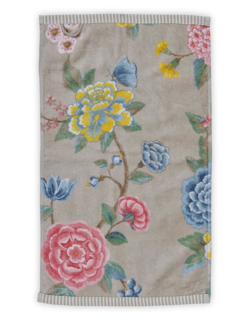 Produktbillede af PIP Studio Good Evening Khaki håndklæder Håndklæde 50x100 på tilbud i høj kvalitet