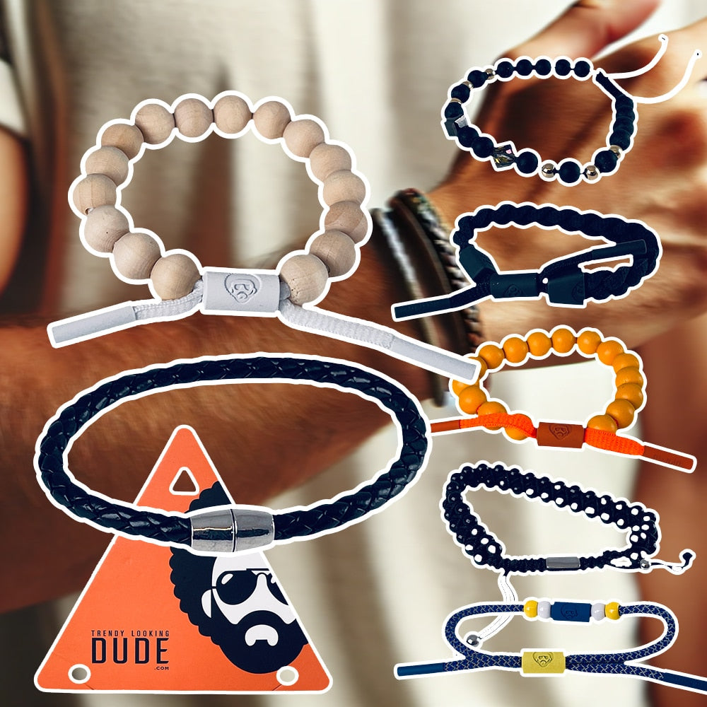 Produktbillede af Køb Armbånd til mænd unikke designs fra Trendy Looking Dude Model 04 på tilbud