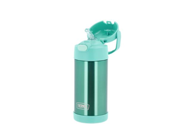 Produktbillede af Thermos Funtainer Drikkeflaske med sugerør 355 ml Teal i premium kvalitet
