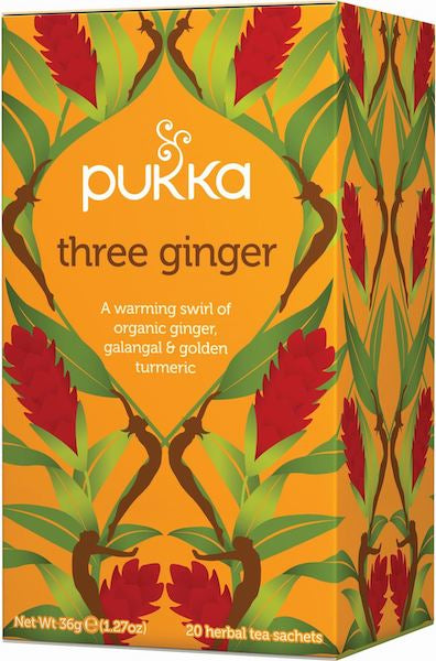 Produktbillede af Pukka Three Ginger 20 br. på tilbud