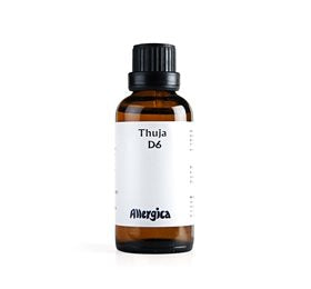 Produktbillede af Allergica Thuja D6 50ml. på tilbud